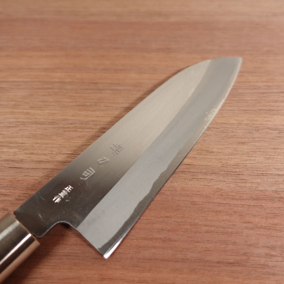 Sakai Toji Wa-Santoku Knife, Sharpened, Masashige, All-Purpose Knife, Box Included, Nearly Unused Stored Item, 185mm