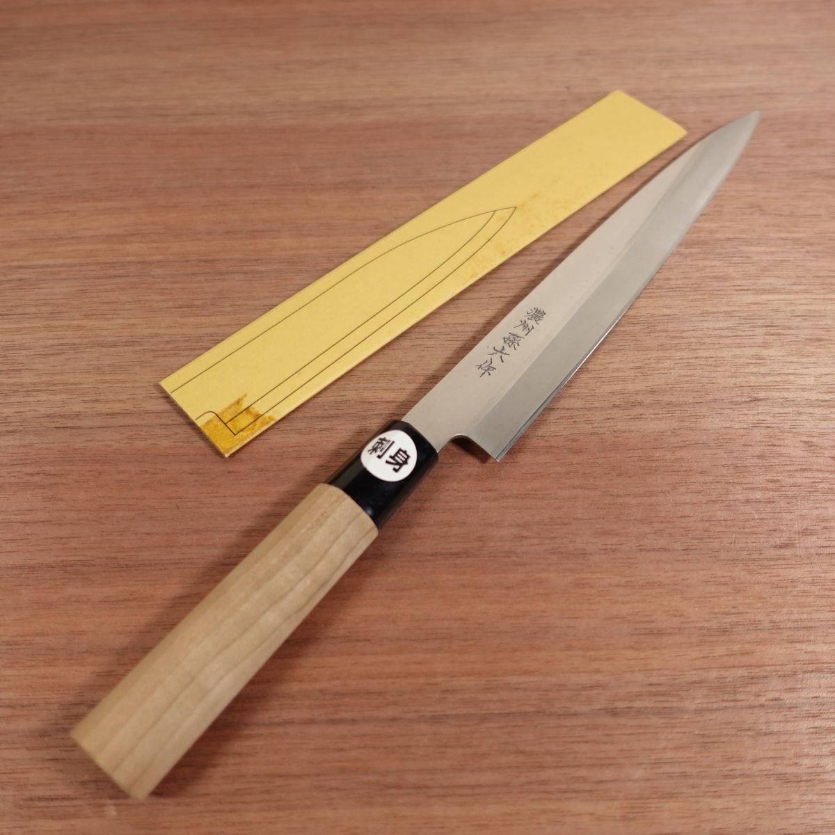 Noshu Magoroku Yanagiba, Sharpened, Stainless Steel, Sashimi Knife, Unused Stored Item, Protective Cover, 215mm