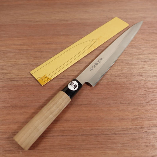 Noshu Magoroku Yanagiba, Sharpened, Stainless Steel, Sashimi Knife, Unused Stored Item, Protective Cover, 215mm