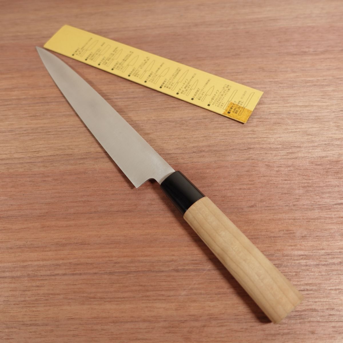 Noshu Magoroku Yanagiba, Sharpened, Stainless Steel, Sashimi Knife, Unused Stored Item, Protective Cover, 215mm