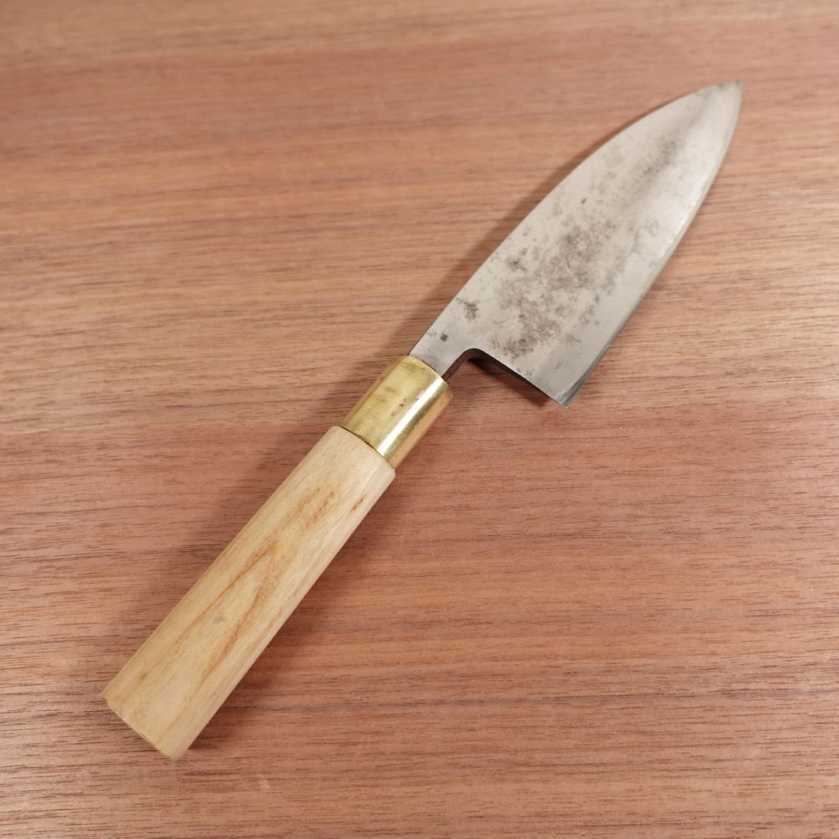 Chiyo Deba Knife, Sharpened, Hand-Forged, Carbon Steel, Single Bevel, 150mm