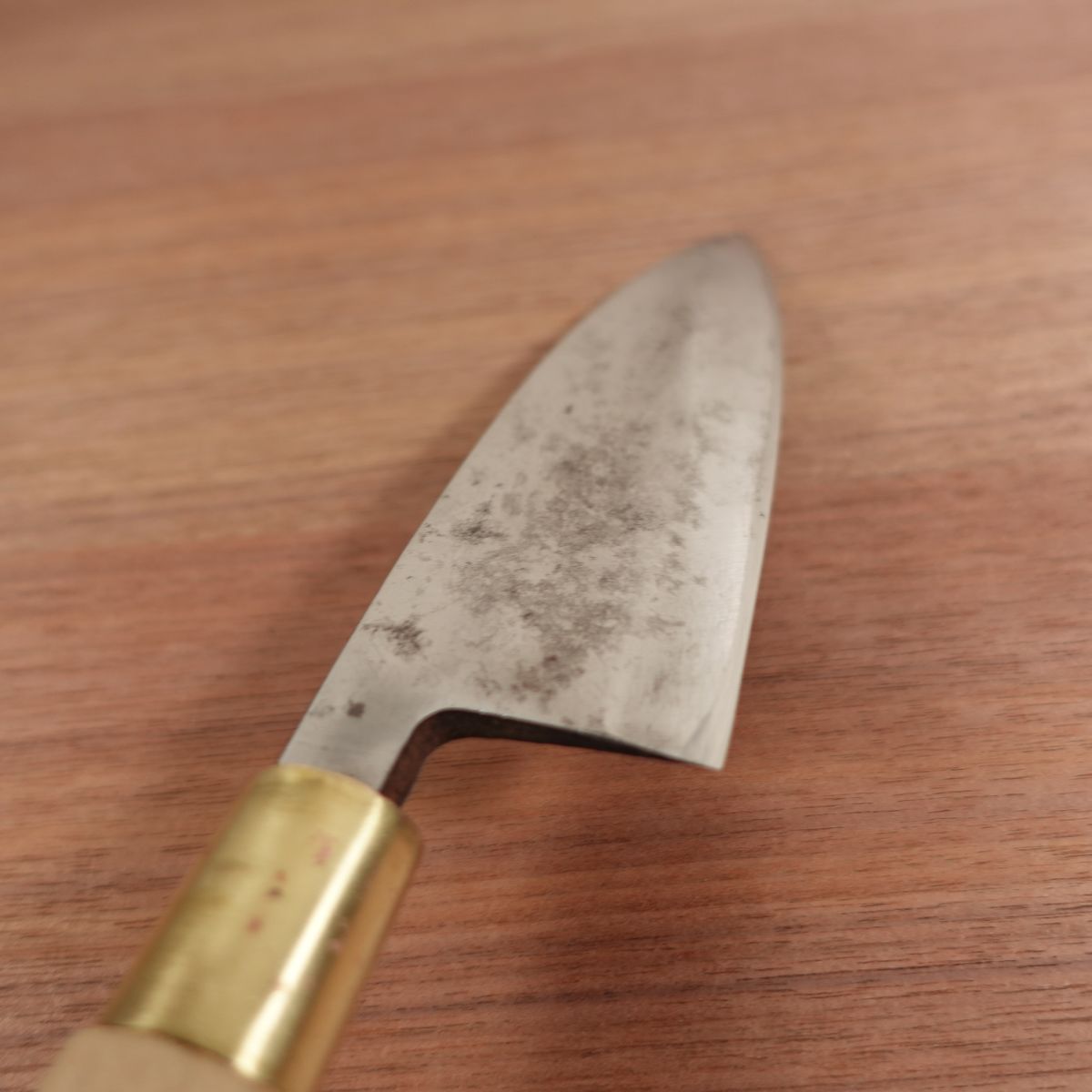 Chiyo Deba Knife, Sharpened, Hand-Forged, Carbon Steel, Single Bevel, 150mm