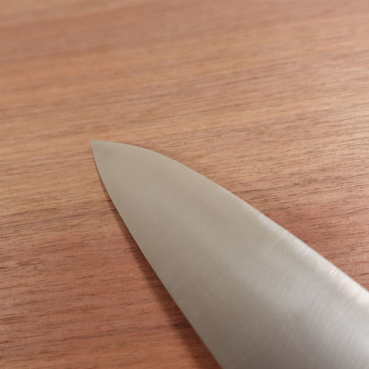 Noshu Magoroku Deba Knife, Sharpened, Stainless Steel, Single Bevel, Santoku-Like, Unused Stored Item, Protective Cover, 155mm