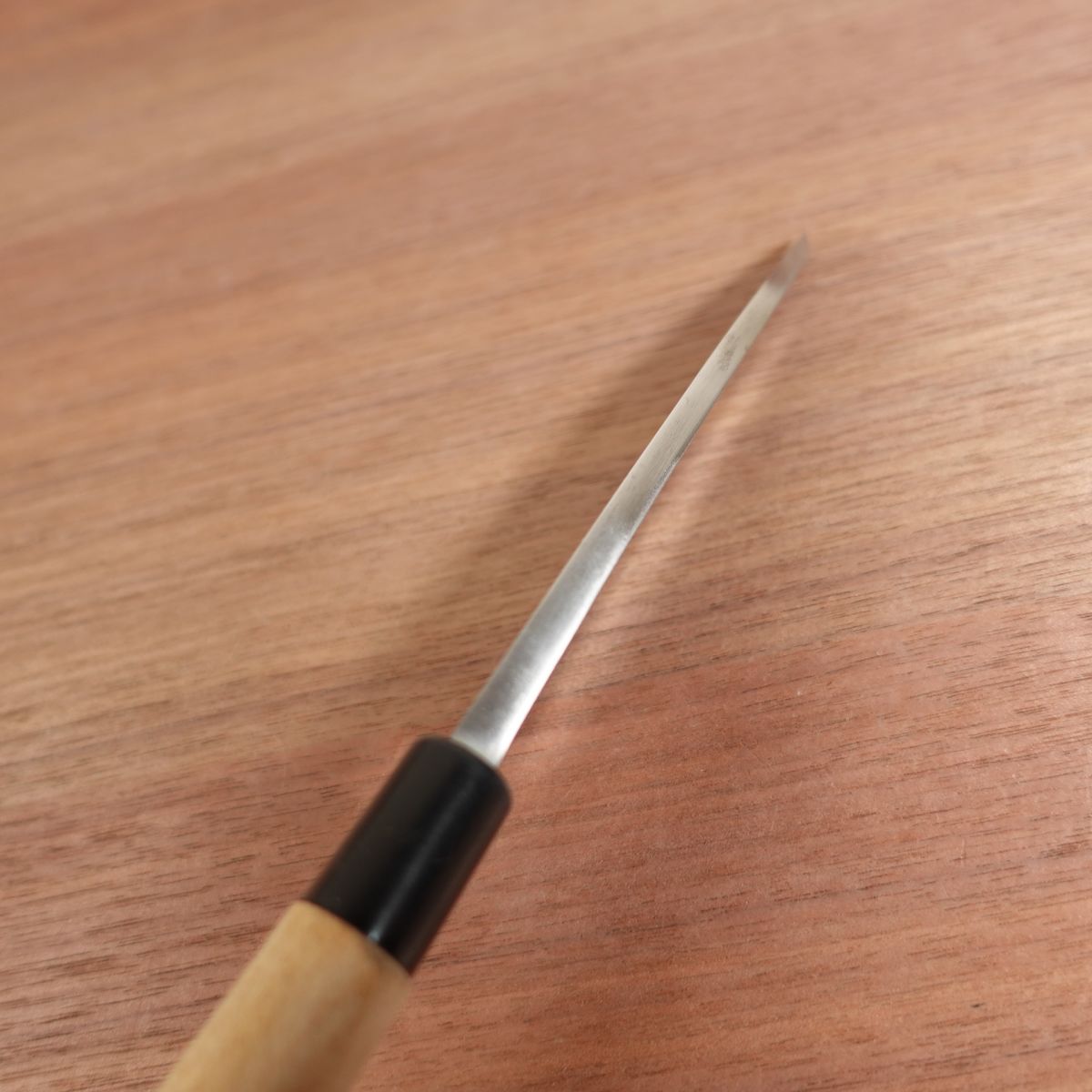 Sekihiro Ajikiri Knife, Sharpened, Ko-Deba, Ajikiri, Carbon Steel, Single Bevel, Nearly Unused Stored Item, 125mm