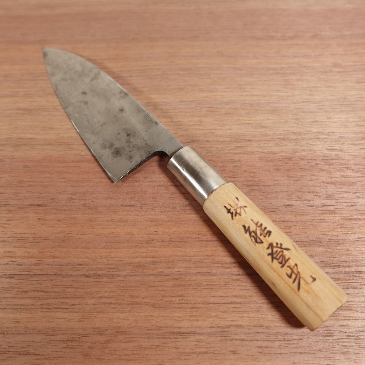 Notohikari Deba Knife, Sharpened, Heavy, Thick Blade, Single Bevel, Carbon Steel Bessaku, Sakai Notohikari, 150mm