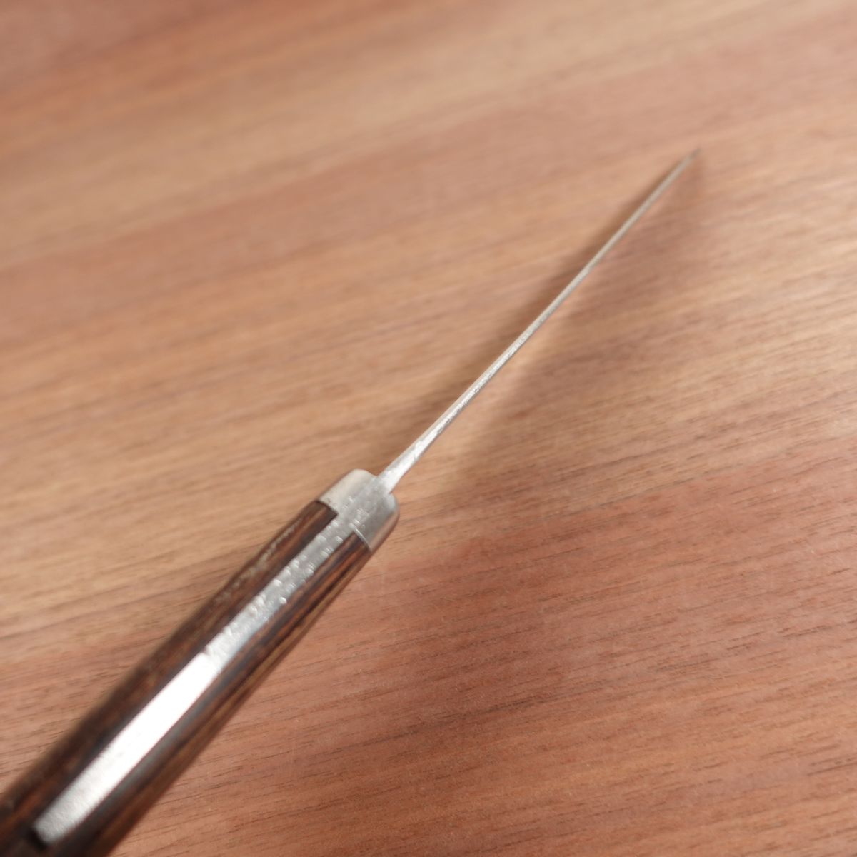 Yagasaki Small Santoku Knife, Sharpened, Petty Knife, Hammered Pattern, Utility Knife, Laminated Steel, 155mm