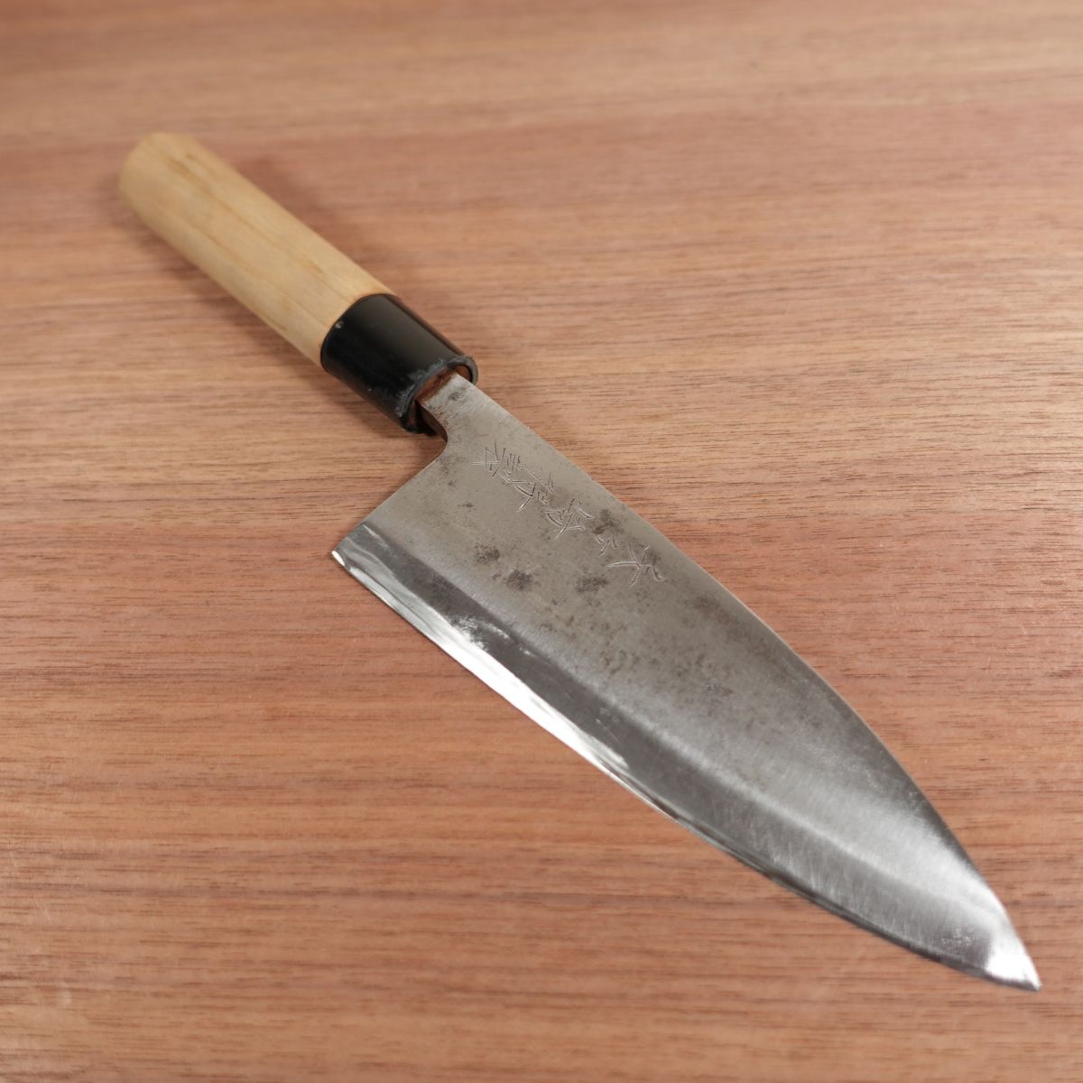 Yagasaki Deba Knife, Sharpened, Special, Carbon Steel, Single Bevel, 155mm