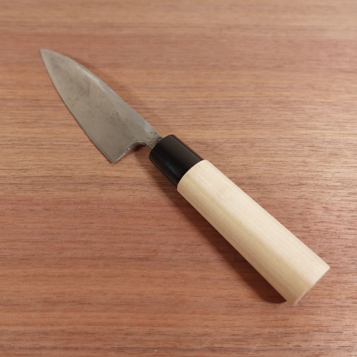 Masamoto Sohonten Ajikiri Ko-Deba Carbon Steel New Handle 135mm