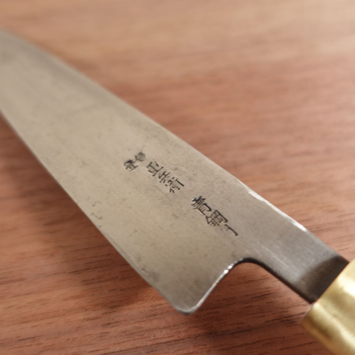 Jubei Funayuki Slim Deba Wa-Petty Blue Steel Single Bevel 145mm