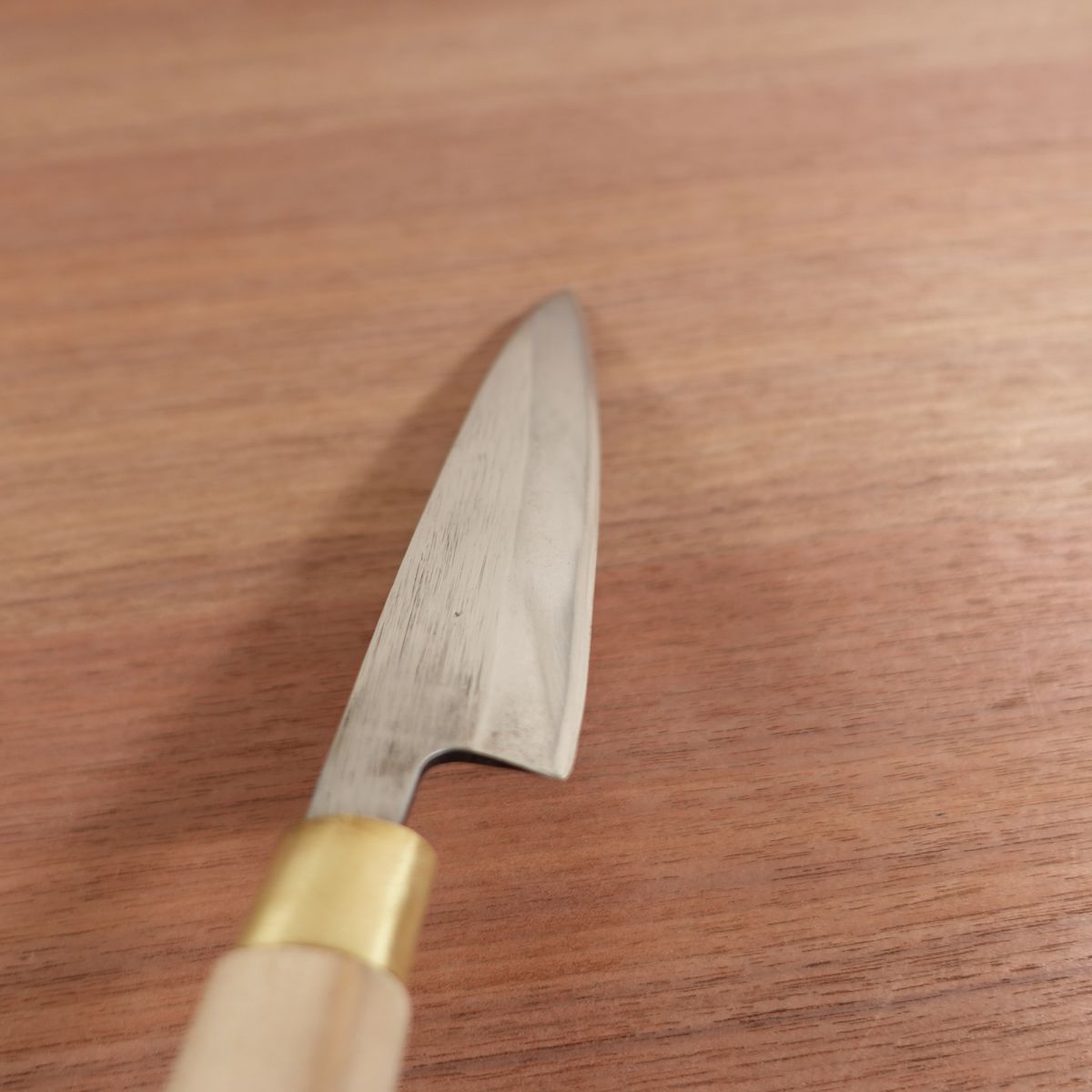 Jubei Funayuki Slim Deba Wa-Petty Blue Steel Single Bevel 145mm