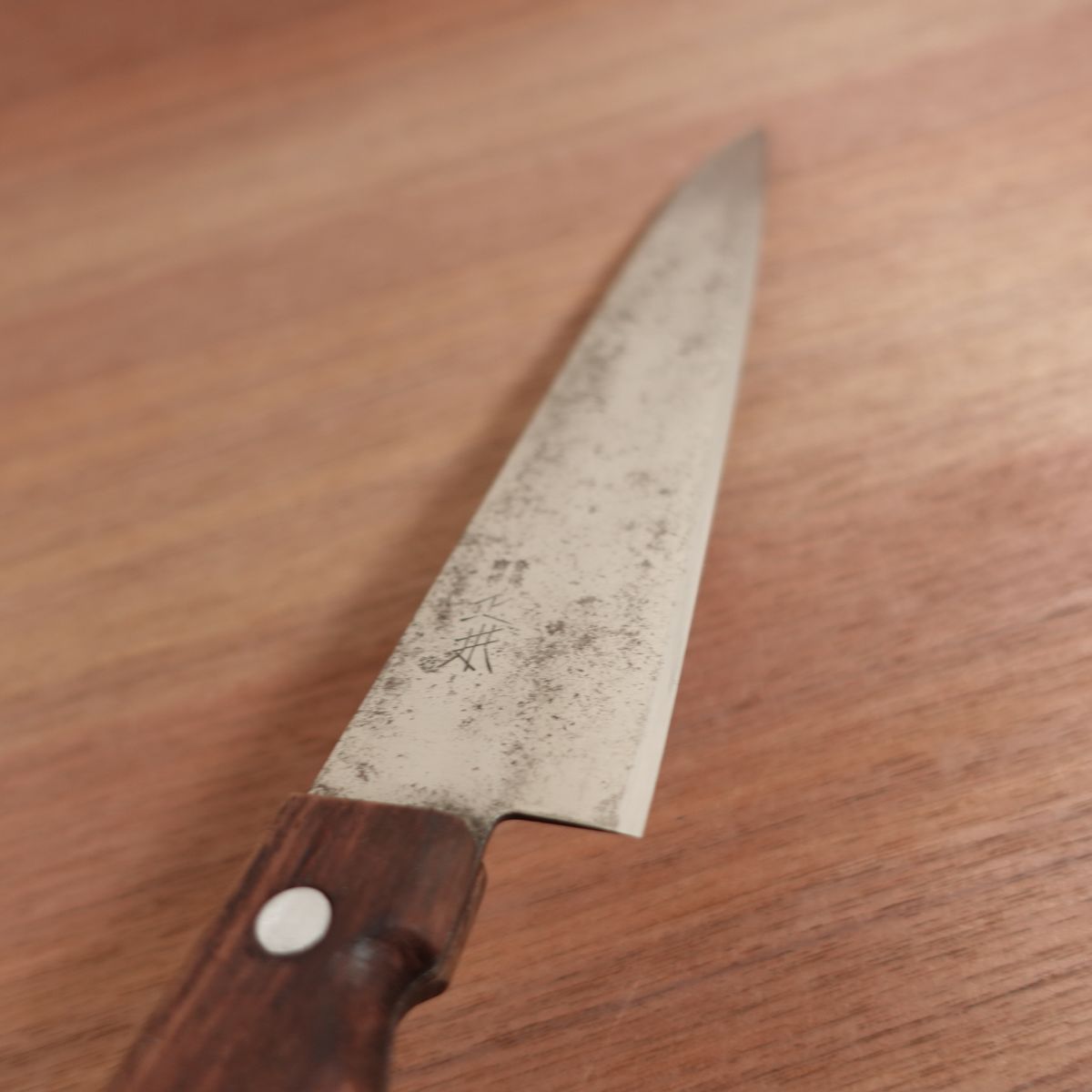 Masamoto Gyuto Slight Single Bevel Chef's Knife Carbon Steel 245mm