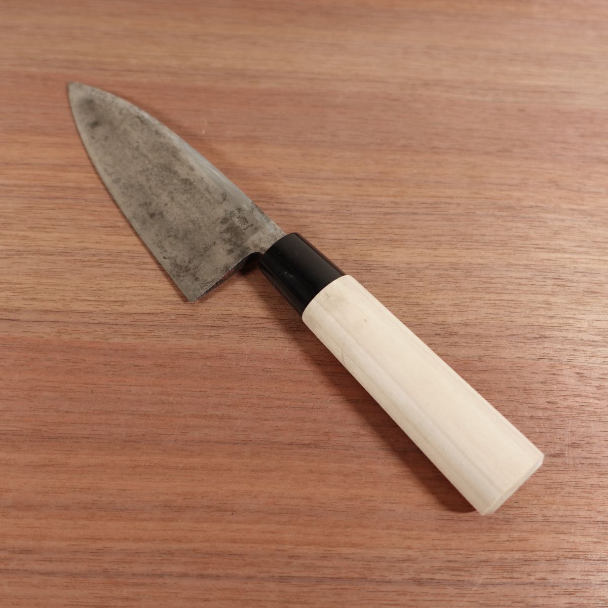 Kikuichi Deba Nara Single Bevel Carbon Steel Near-New Handle 150mm
