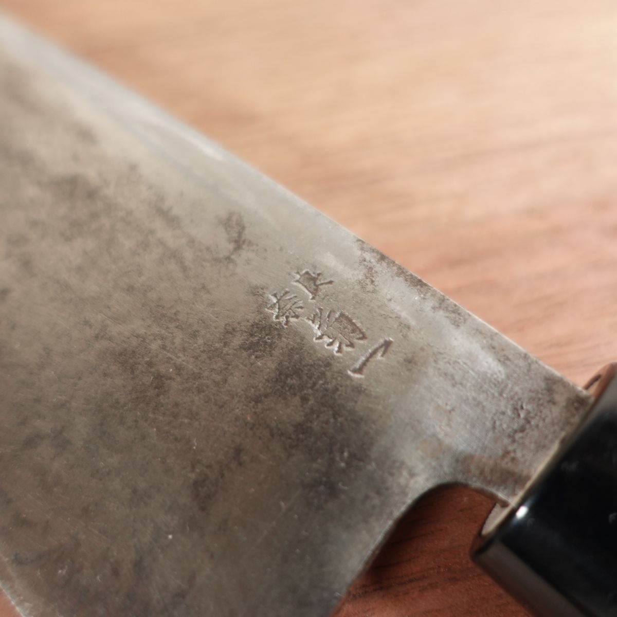 Kikuichi Deba Nara Single Bevel Carbon Steel Near-New Handle 150mm