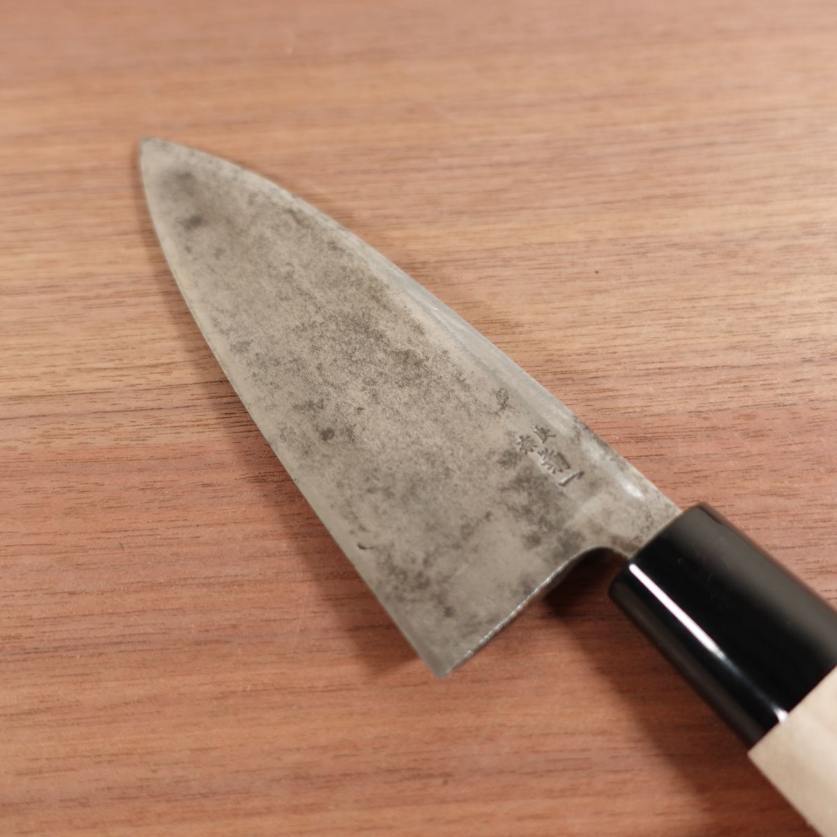 Kikuichi Deba Nara Single Bevel Carbon Steel Near-New Handle 150mm
