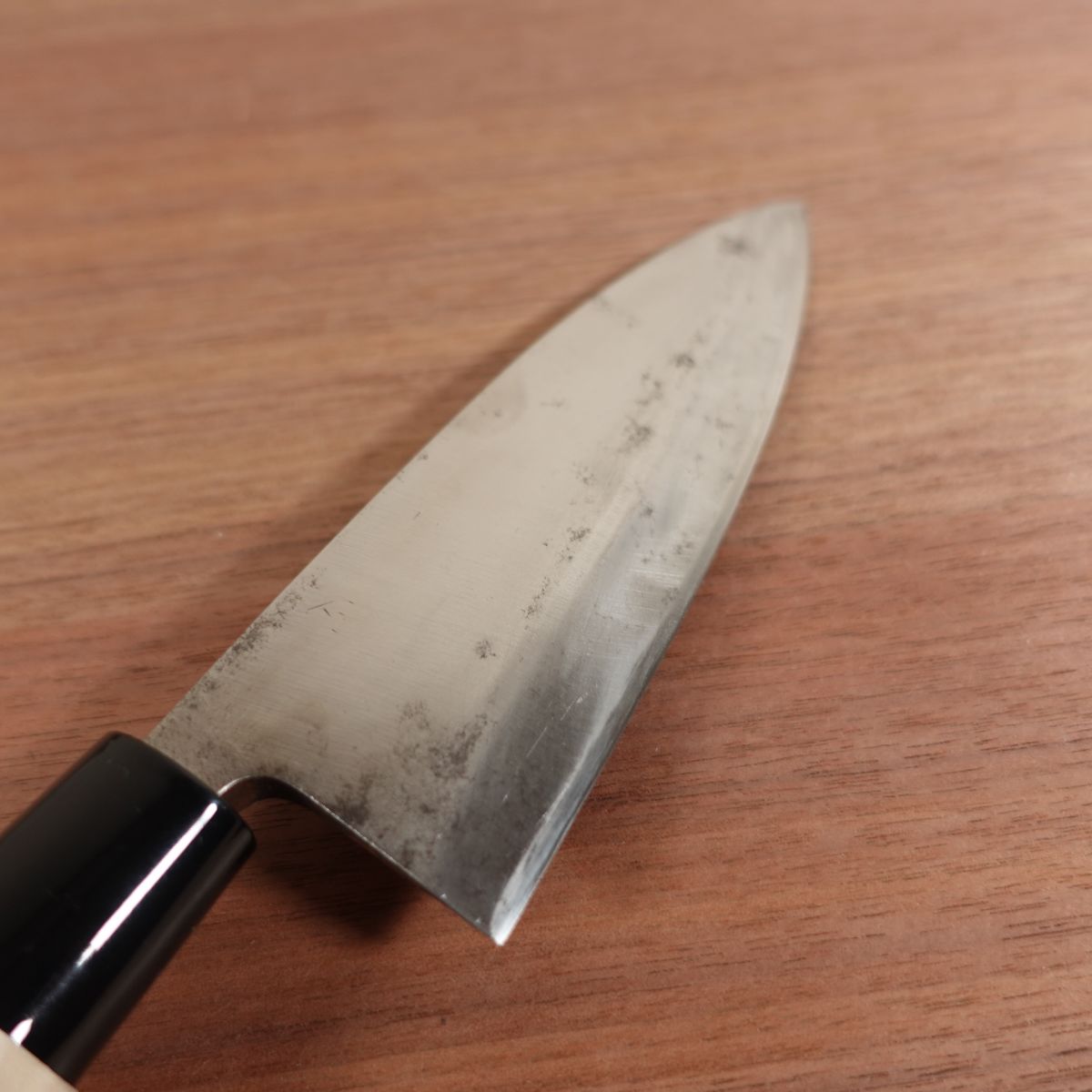 Kikuichi Deba Nara Single Bevel Carbon Steel Near-New Handle 150mm