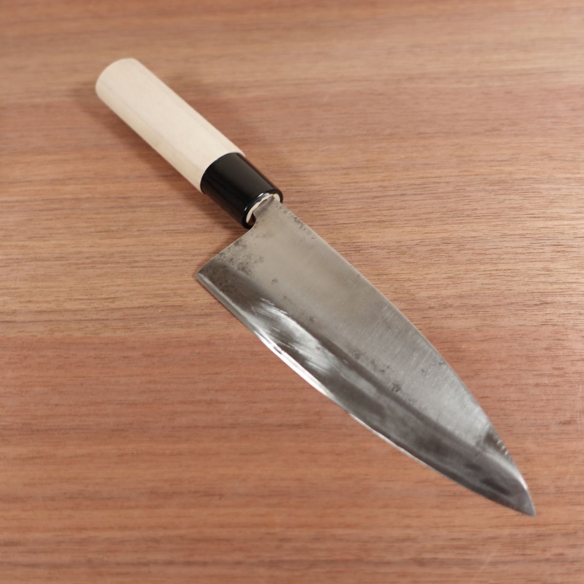 Kikuichi Deba Nara Single Bevel Carbon Steel Near-New Handle 150mm