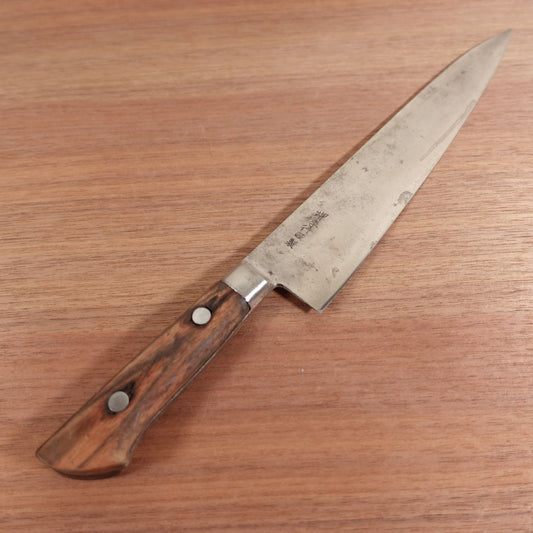 Sakai Takayuki Gyuto, Sharpened, Chef Knife, Carbon Steel, Handle Wear, 245mm