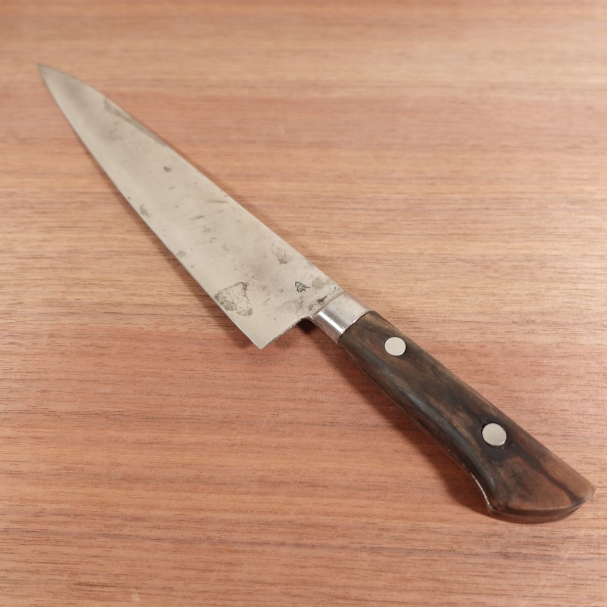 Sakai Takayuki Gyuto, Sharpened, Chef Knife, Carbon Steel, Handle Wear, 245mm