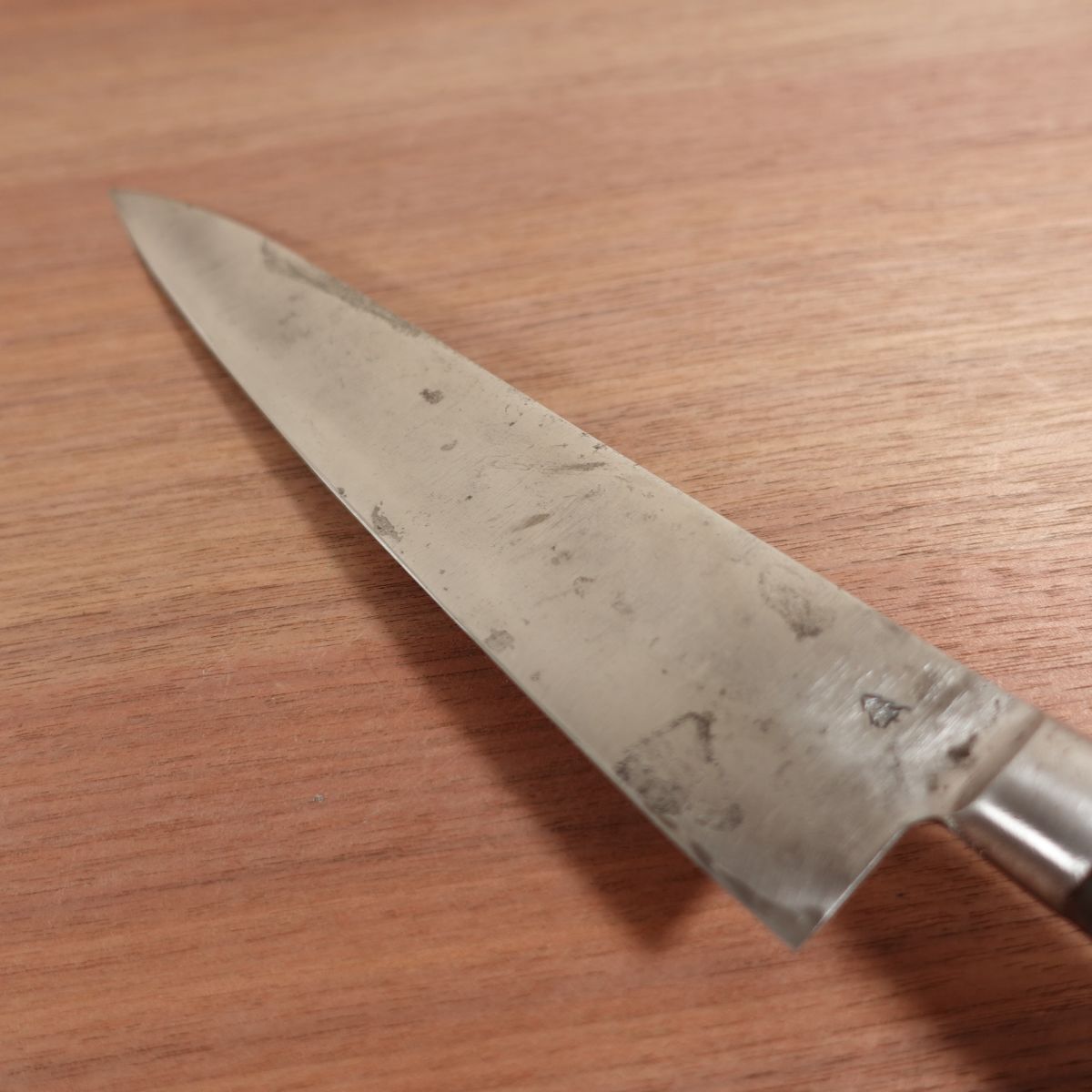 Sakai Takayuki Gyuto, Sharpened, Chef Knife, Carbon Steel, Handle Wear, 245mm